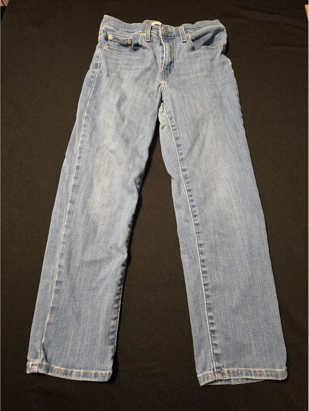 LEVI'S WOMEN'S 724 HIGH RISE STRAIGHT LIGHT WASH JEANS 28X24